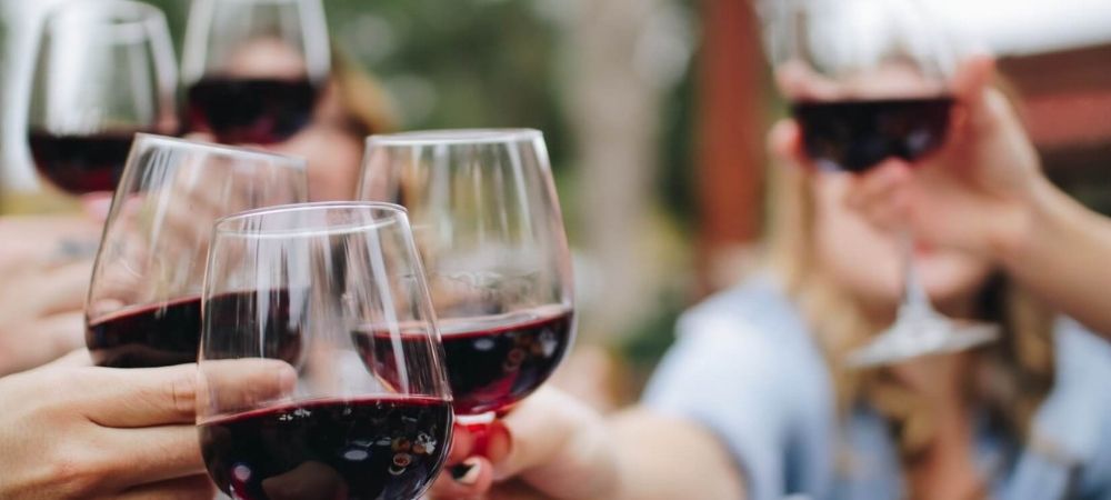 glass of wine