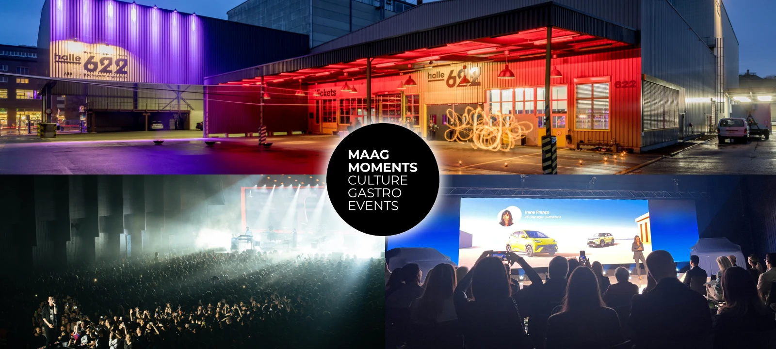 MAAG Moments: Halle 622, concerts and corporate events