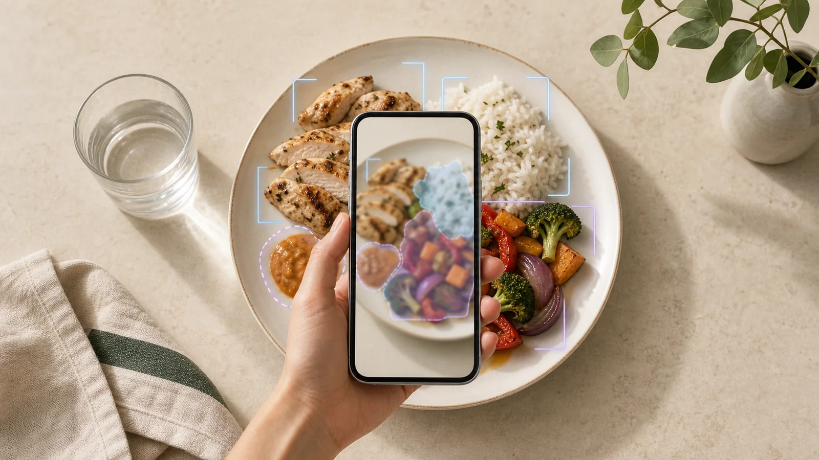 AI calorie counters can estimate a meal from a photo, but portions, oils, recipes, and databases still shape how close the result gets.