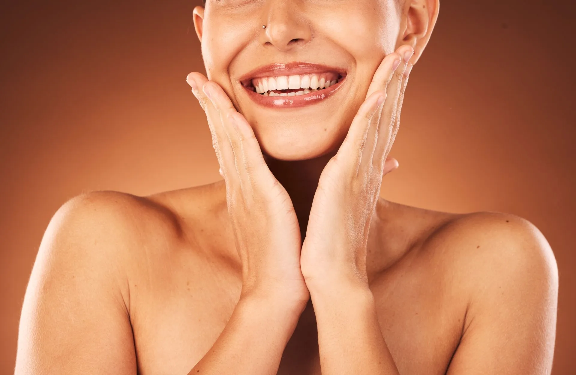Close-up of a patient receiving a precise Botox injection at Nova Dental Care of Chantilly