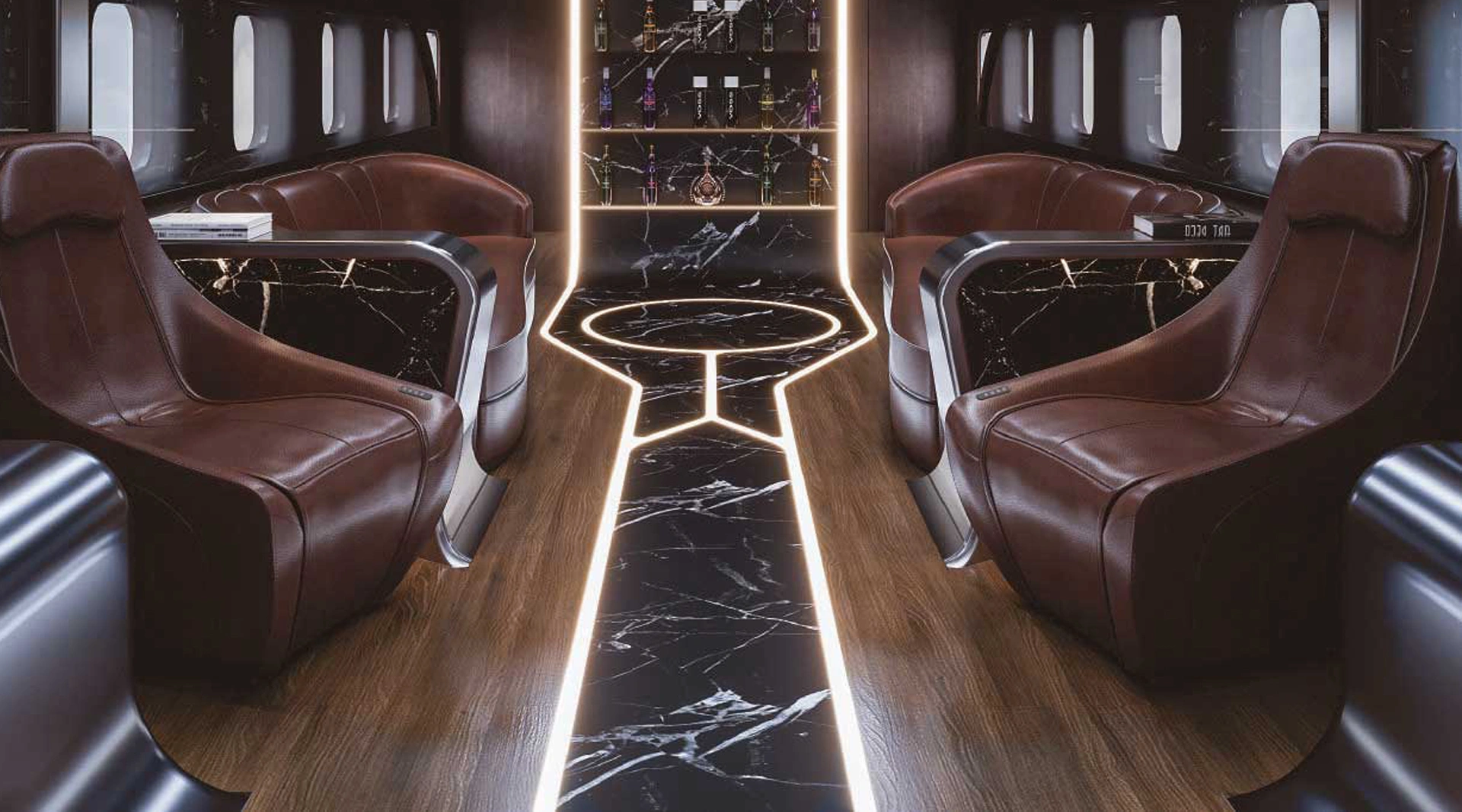 Luxury Classic Private Jet Design