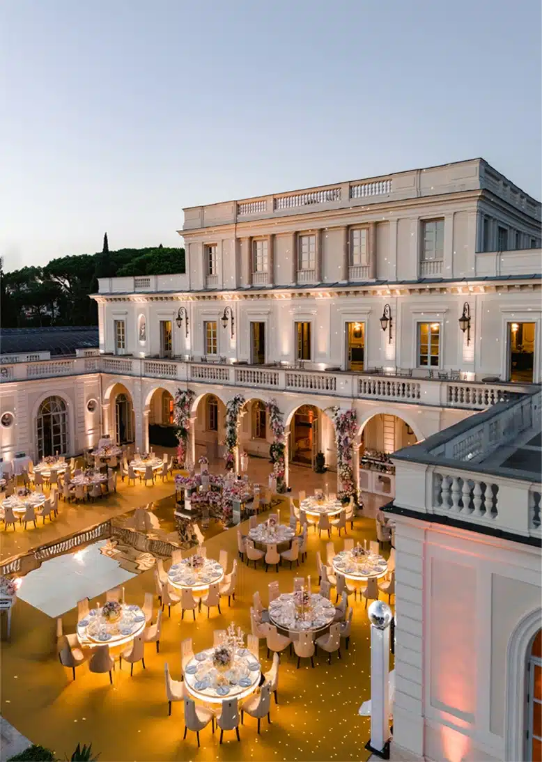 Luxury Wedding Villa Miani Rome Outdoor