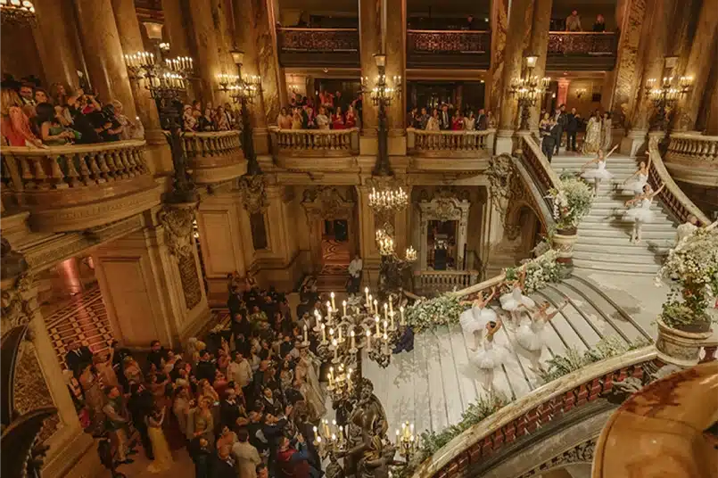 Luxury Wedding Paris Opera House Spectacle