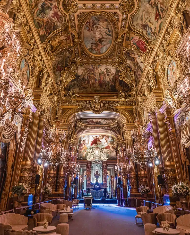 Luxury Wedding Paris Opera House Indoors