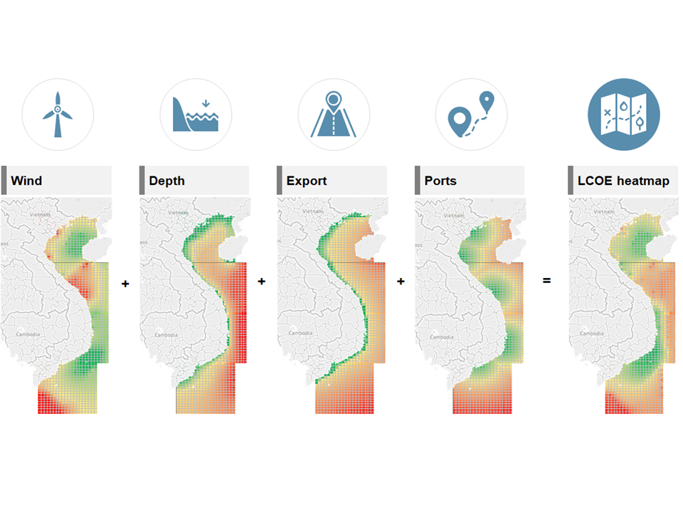 Aegir Insights' heatmap of the coast of Vietnam.