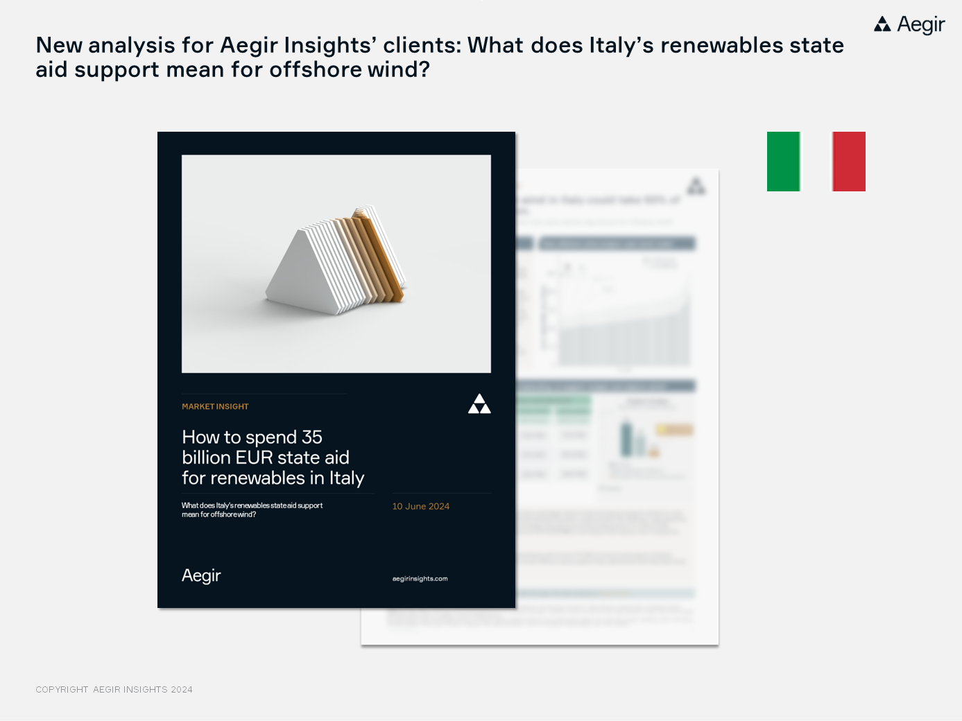 Teasing Aegir Insights' latest analysis on Italy