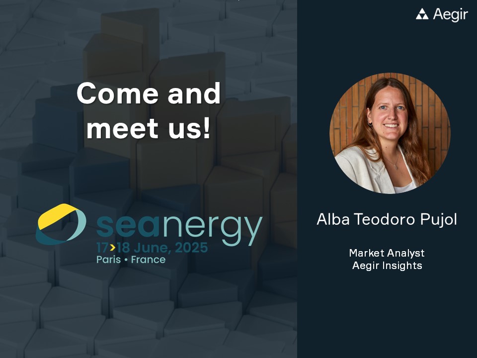 Aegir Insights speaking at Seanergy in Paris, France