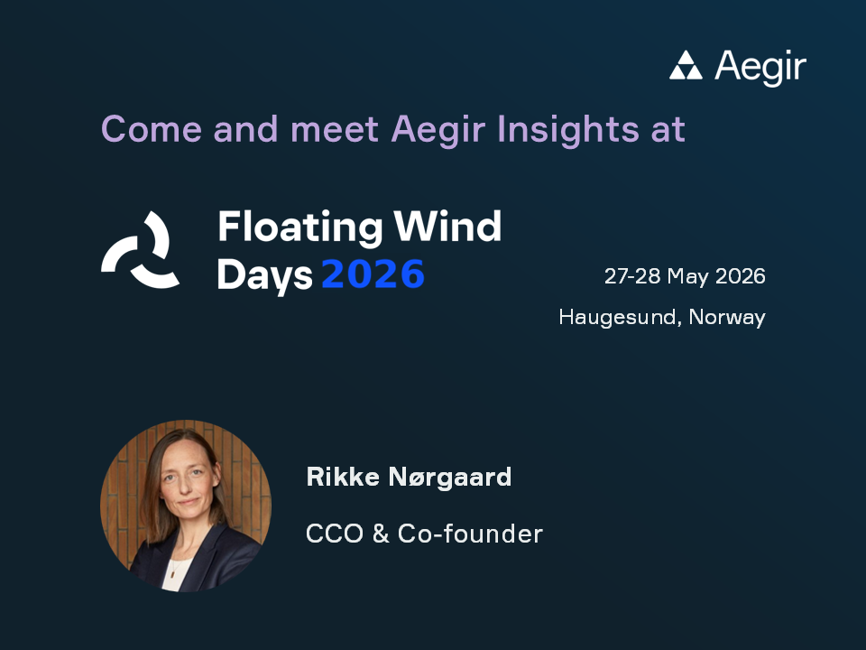 Rikke Nørgaard at Floating Wind Days 2026 in Norway, 27-28 May 2026