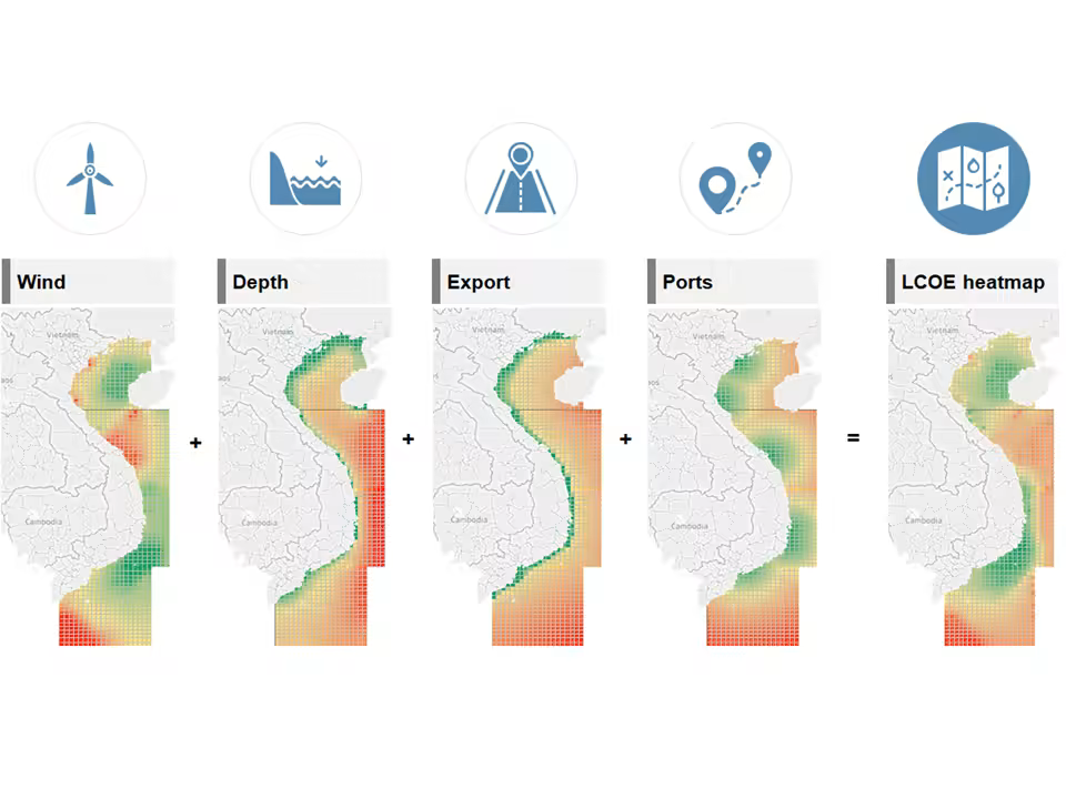 Aegir Insights' heatmap of the coast of Vietnam.