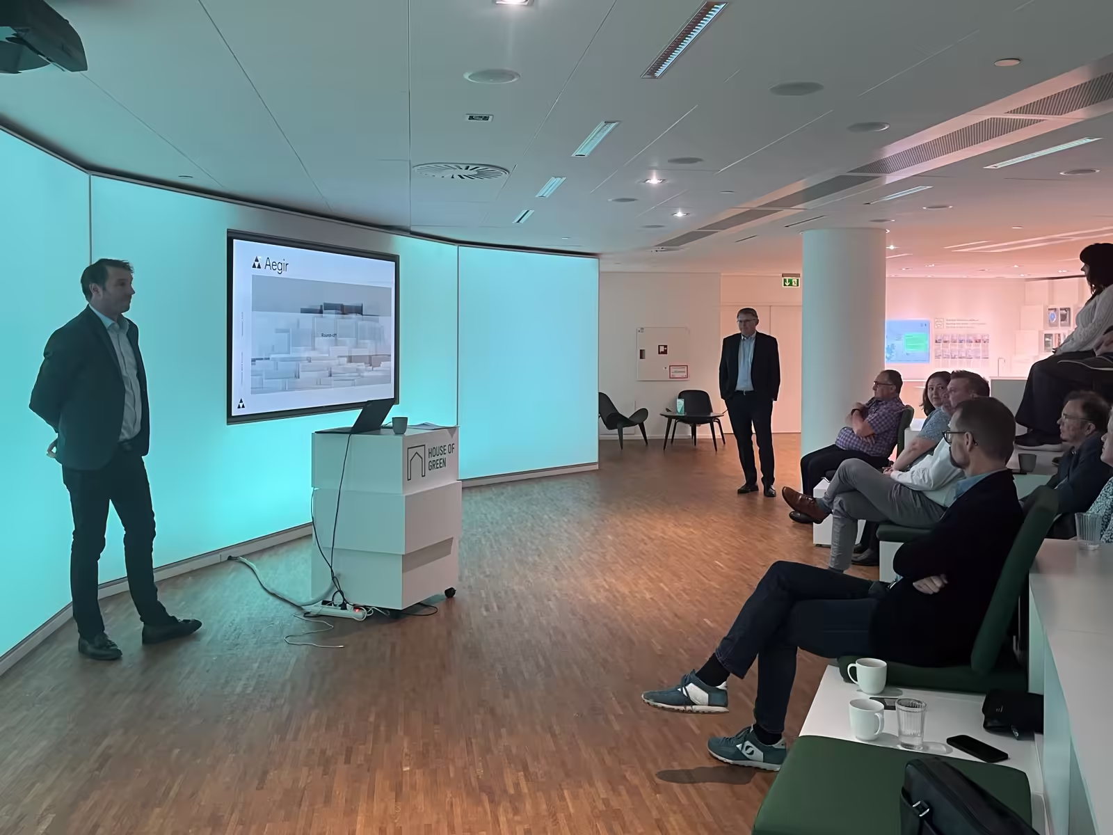 Aegir Insights presenting to the Canadian delegation representing Nova Scotia and New Foundland & Labrador on Canadian offshore wind