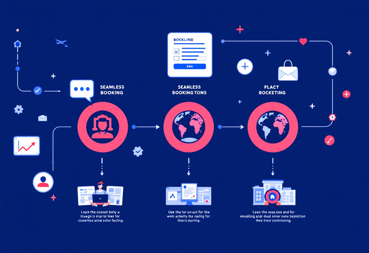 booking process illustration
