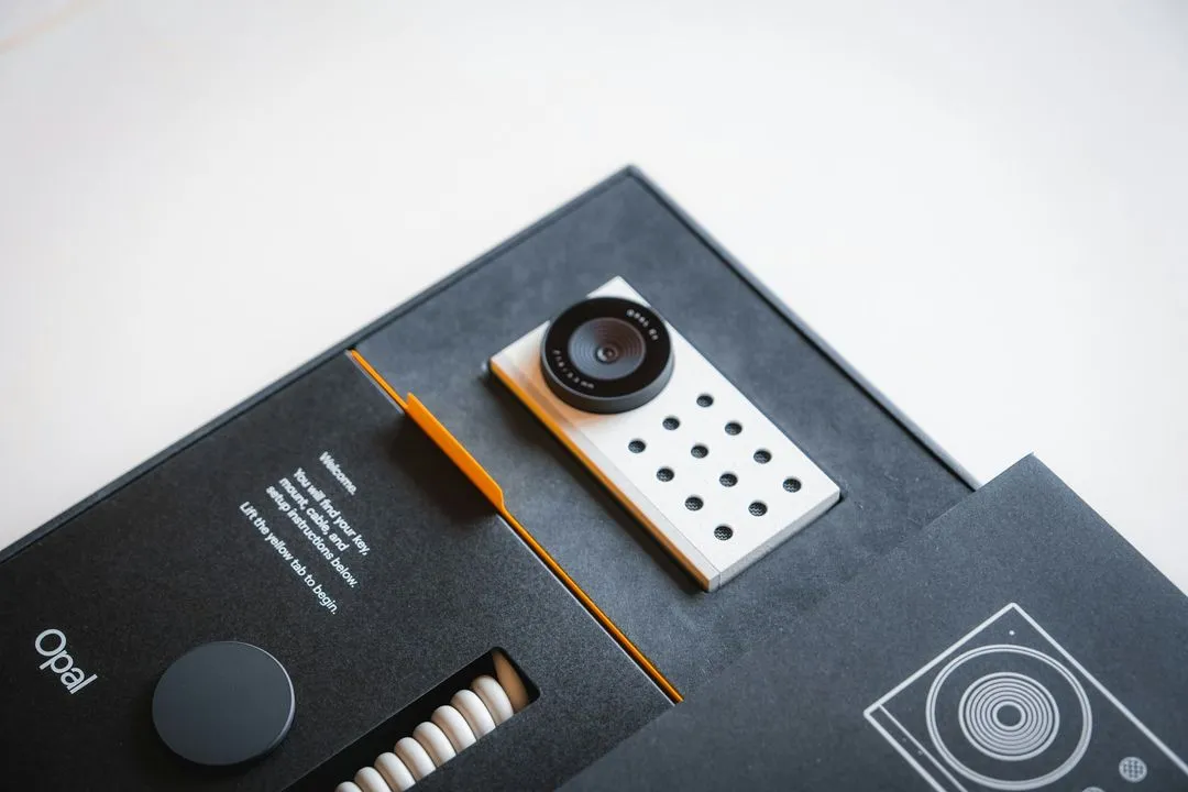 Opal webcam in it's package