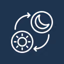 Tag-und-Nacht-Symbol (24h Service)