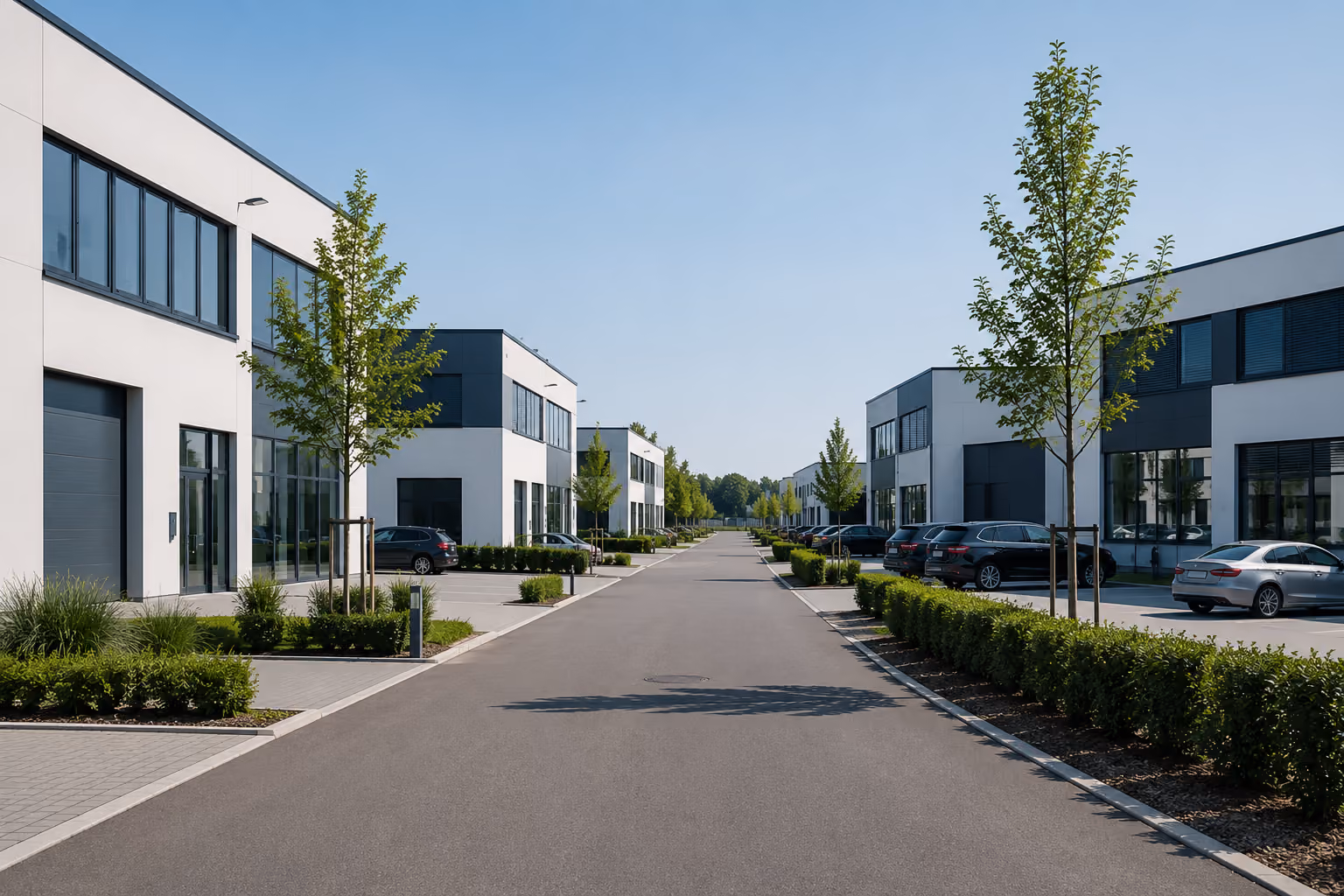 Gebäudedienstleister für Gewerbeparks