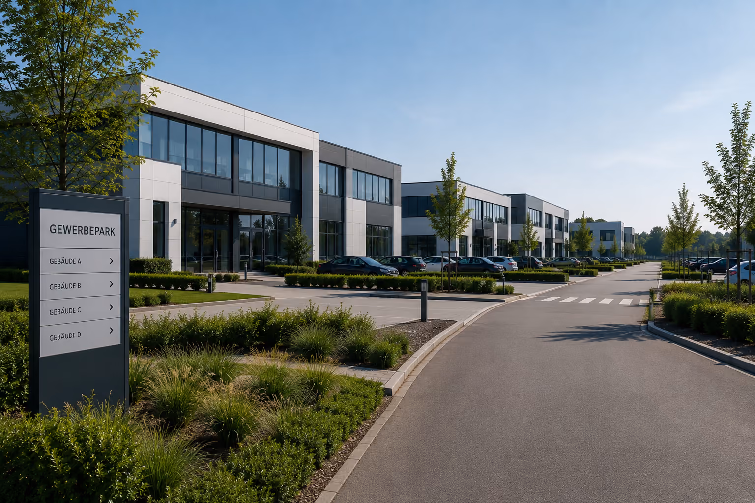Gebäudedienstleister für Gewerbeparks
