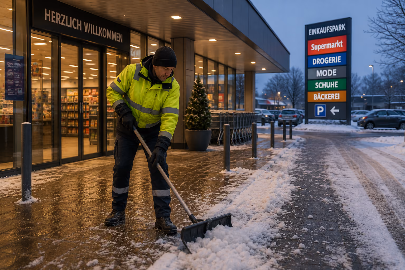 Winterdienst für Einzelhandel und Filialisten