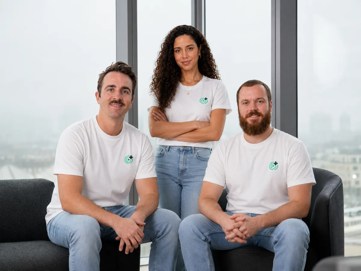 Ahlem, Ludovic et Paulin, les trois fondateurs de Learn Room