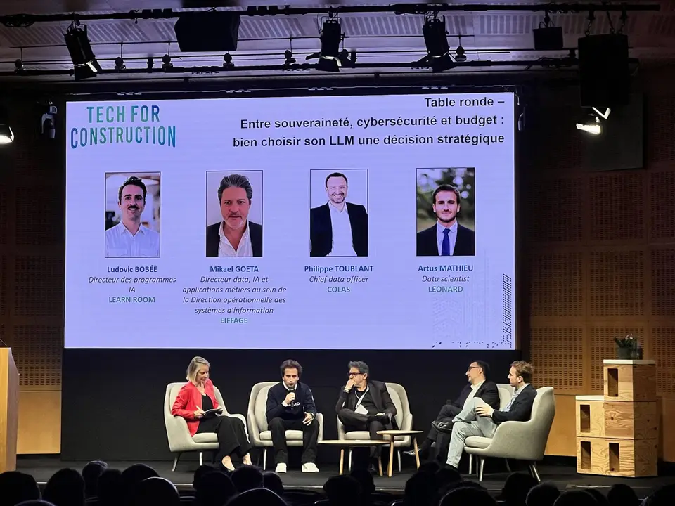 Table ronde à Tech for Construction 2026, Ludovic Bobée parmi les intervenants