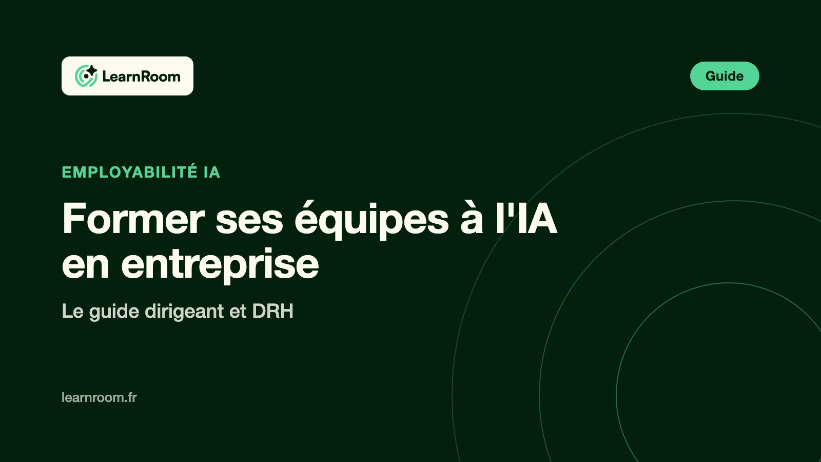 Former ses equipes a l'IA en entreprise, guide dirigeant et DRH - Learn Room