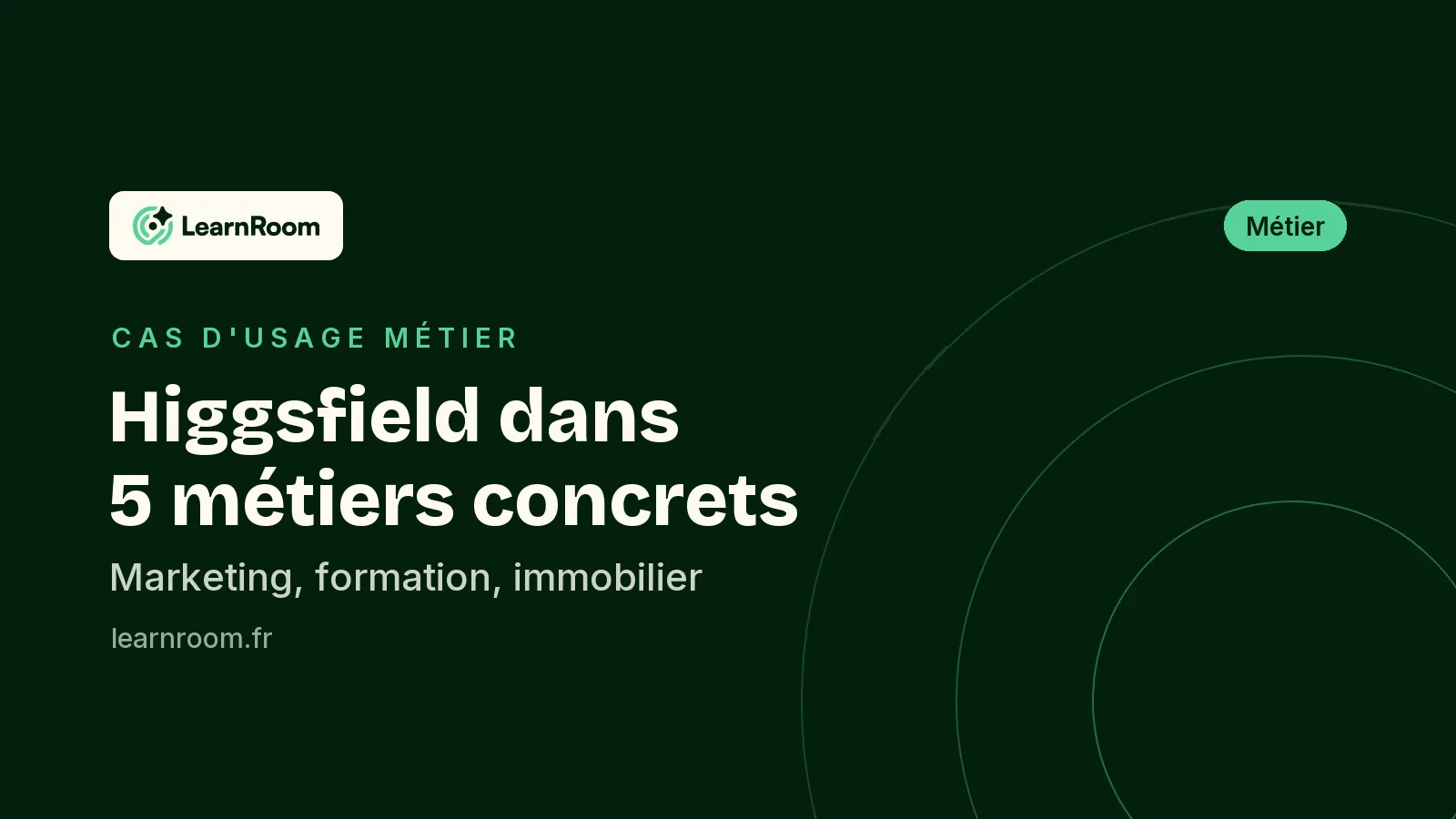 Higgsfield dans 5 métiers : cas d'usage concrets