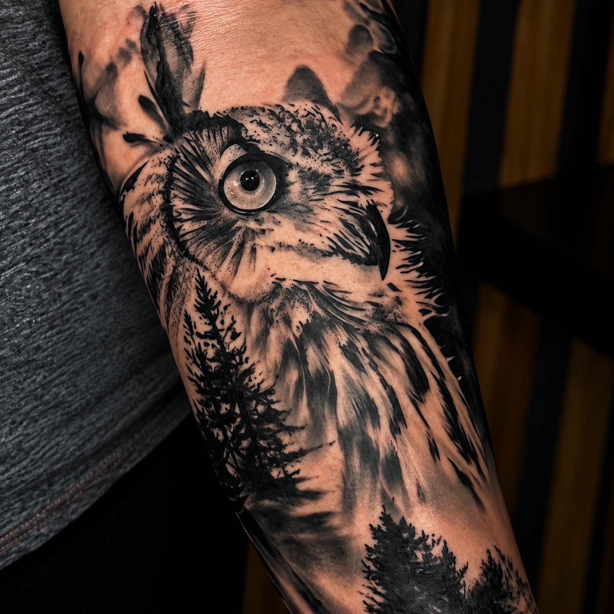 Tatouage de petit-duc — vue principale