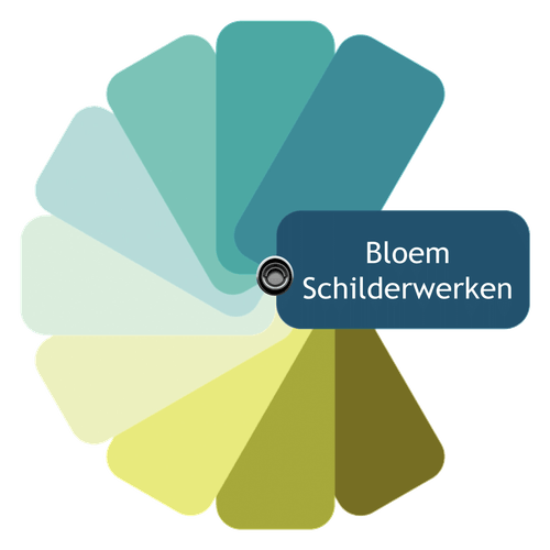 Logo Bloem Schilderwerken, huisstijl ontworpen door Studio Switsj