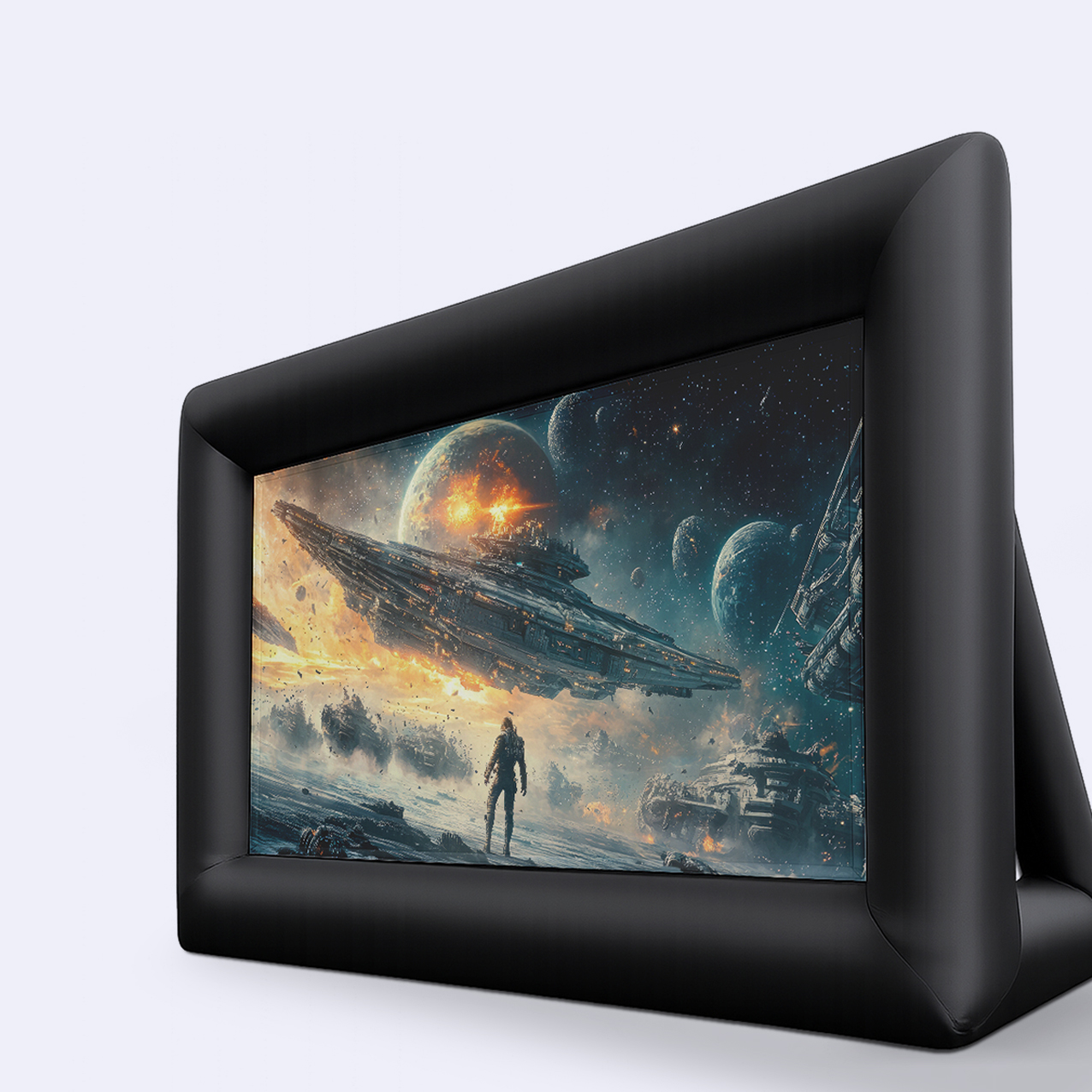 108" Self-Inflatable Screen
