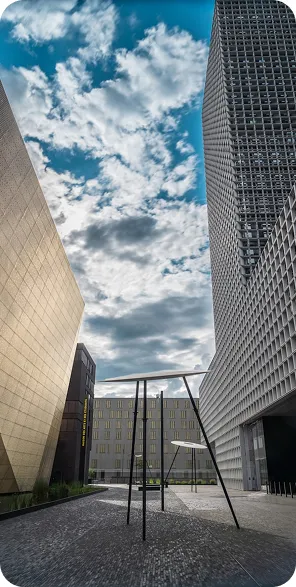 Quartier d'affaires au Luxembourg