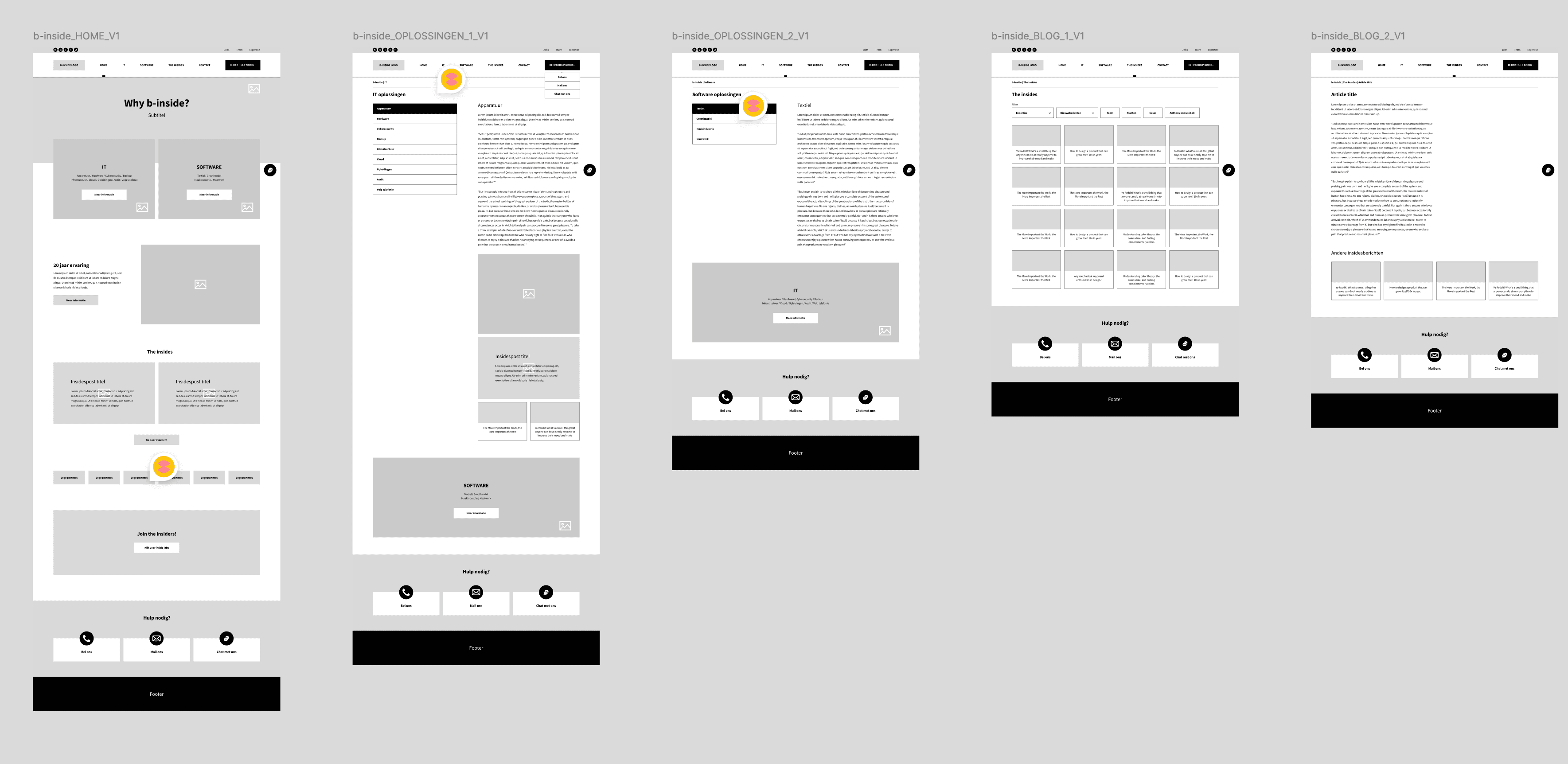 b-inside wireframes