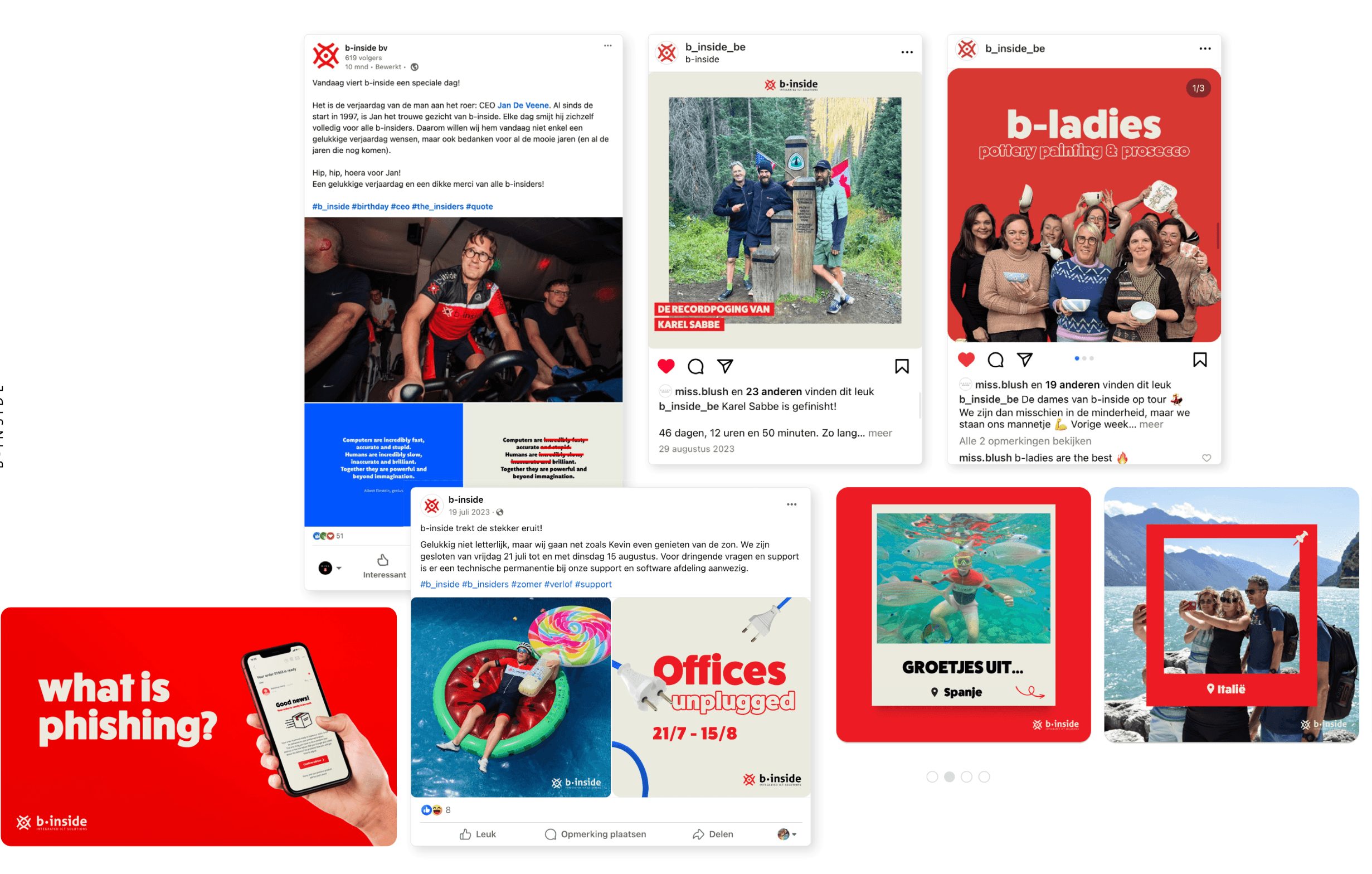 b-inside social-media content
