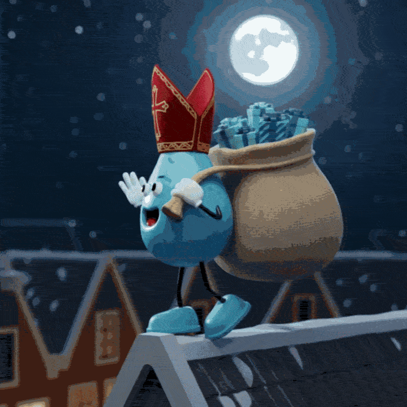 Vercalo's Johny als Sinterklaas