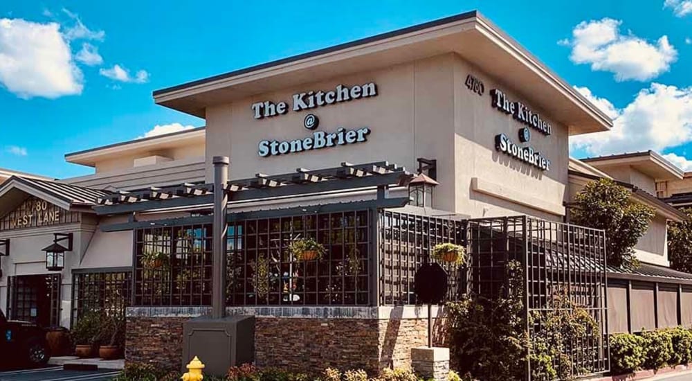 Exterior of surrounding area dining spots