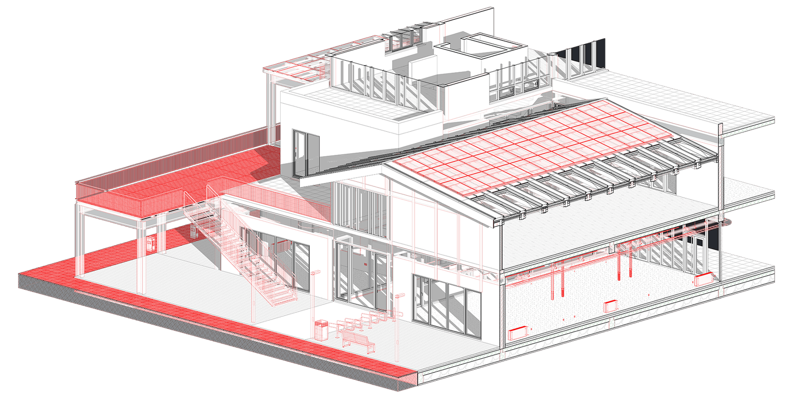 Architecture model LOD300