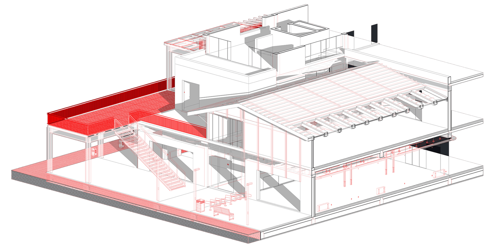Architecture model LOD200