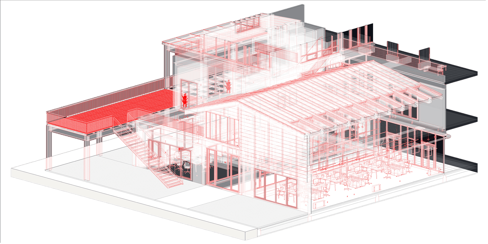 Landscape model LOD100
