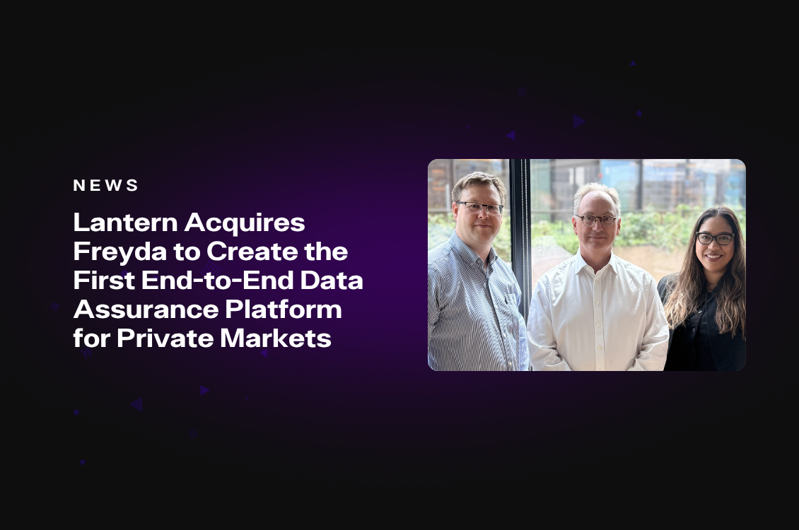Lantern acquires Freyda creating end-to-end data assurance platform