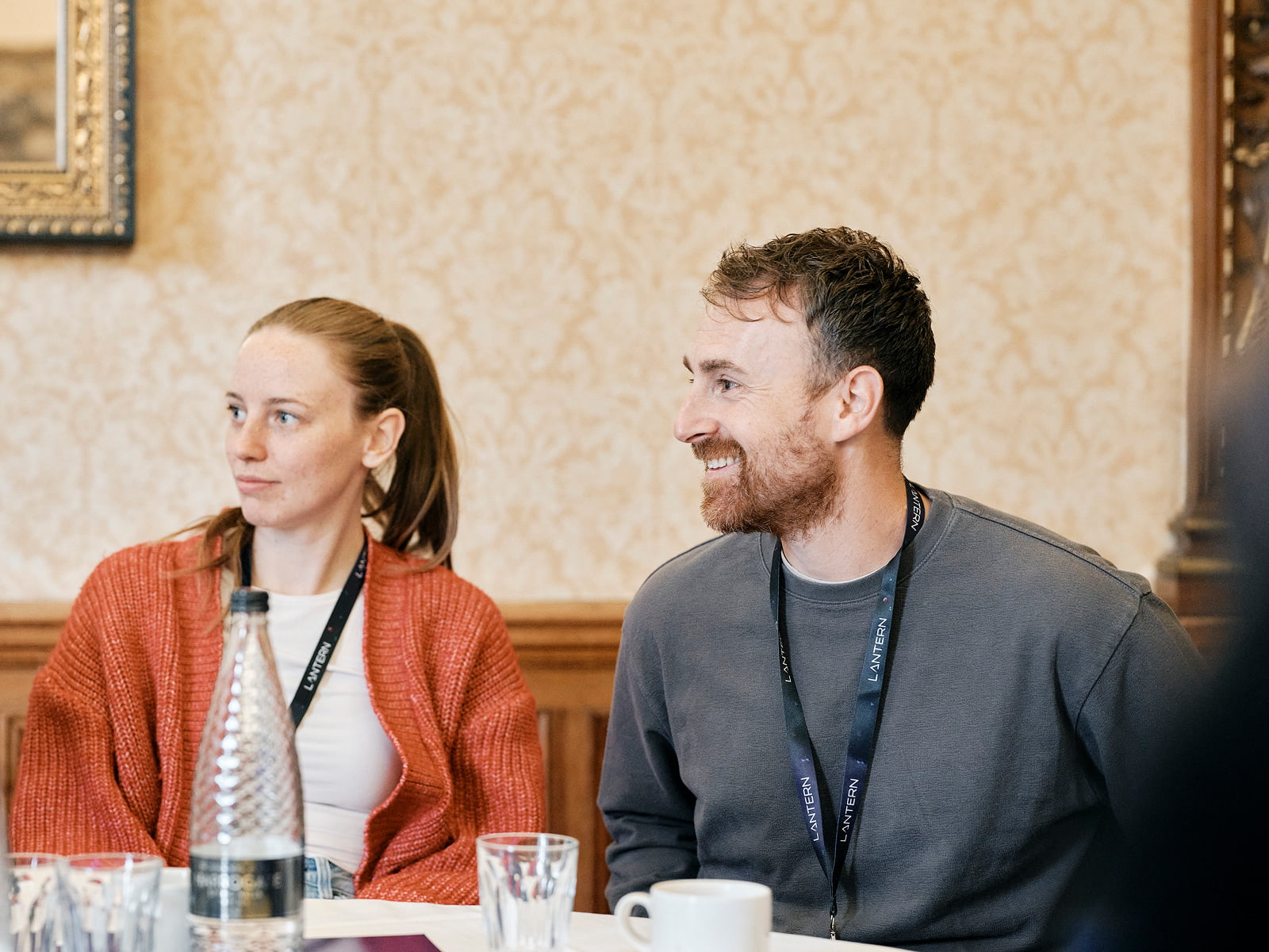 Lantern team members at an event