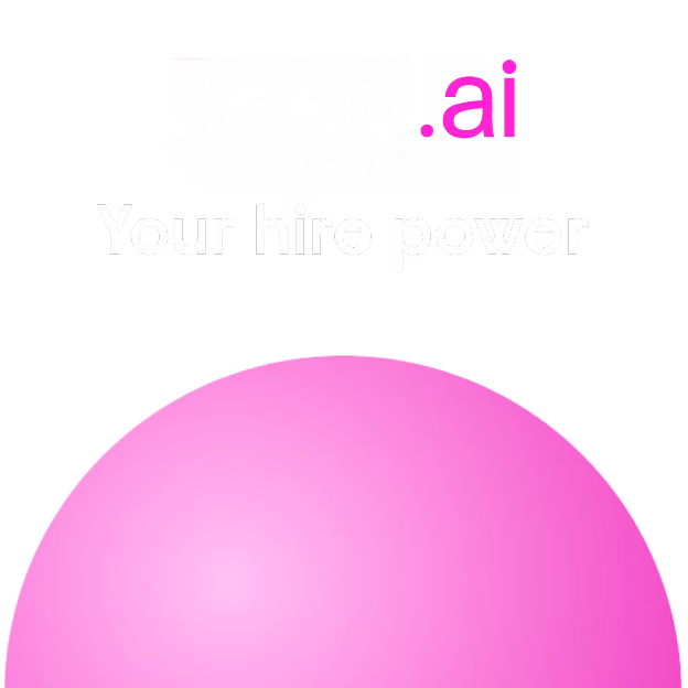 Reed ai slogan: Your hire power