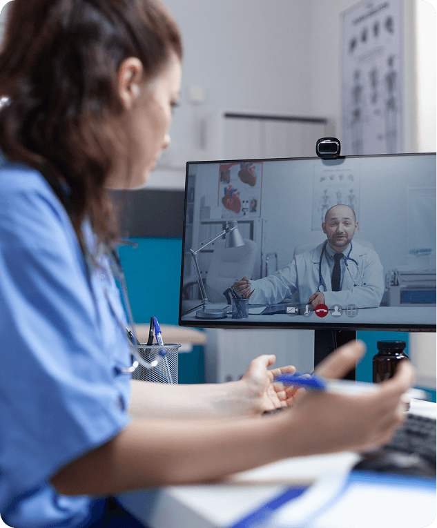 meeting with doctor