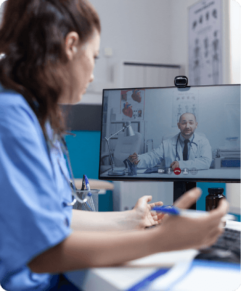 meeting with doctor