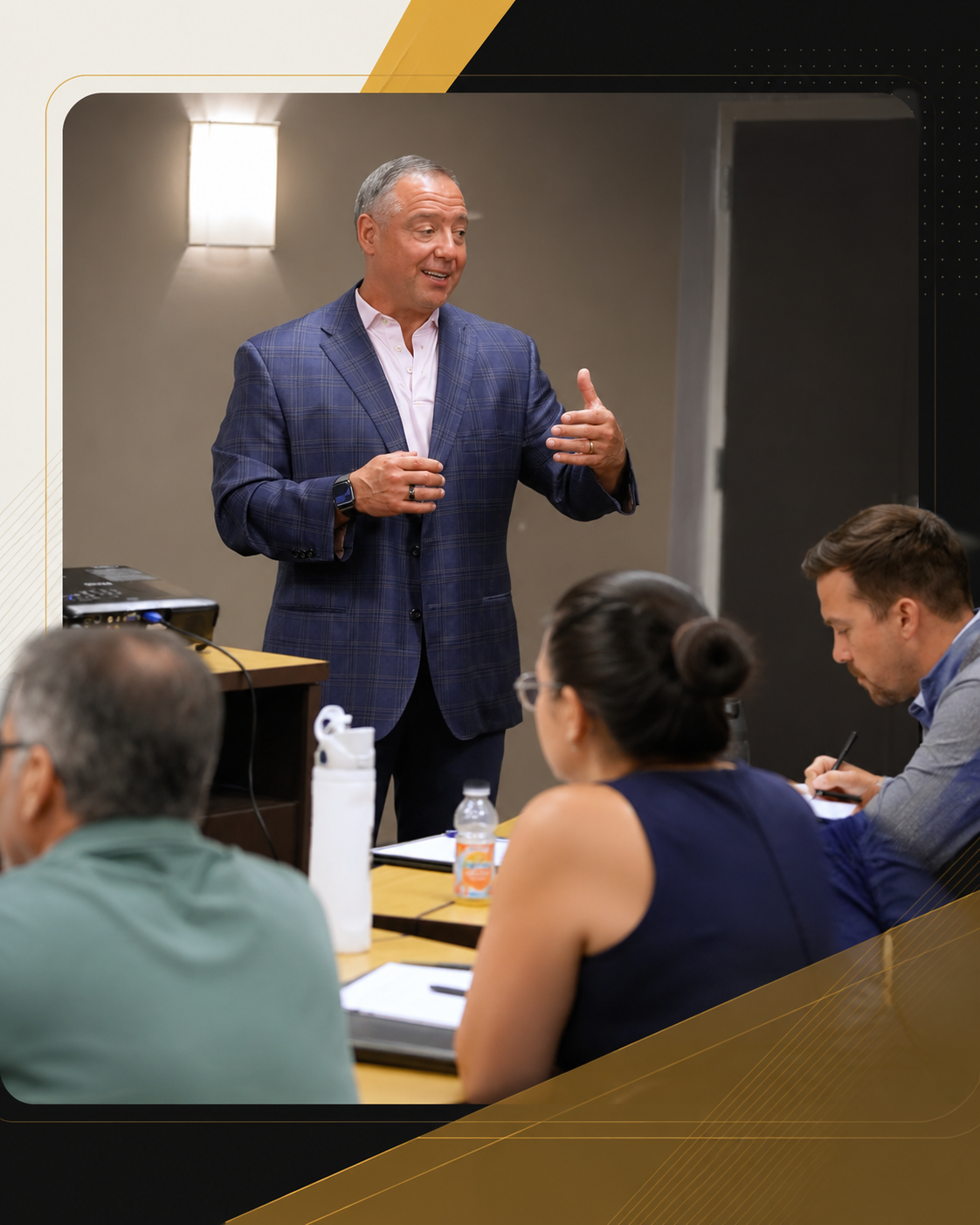 Brian Raleigh presenting during a live Tax Academy client event.