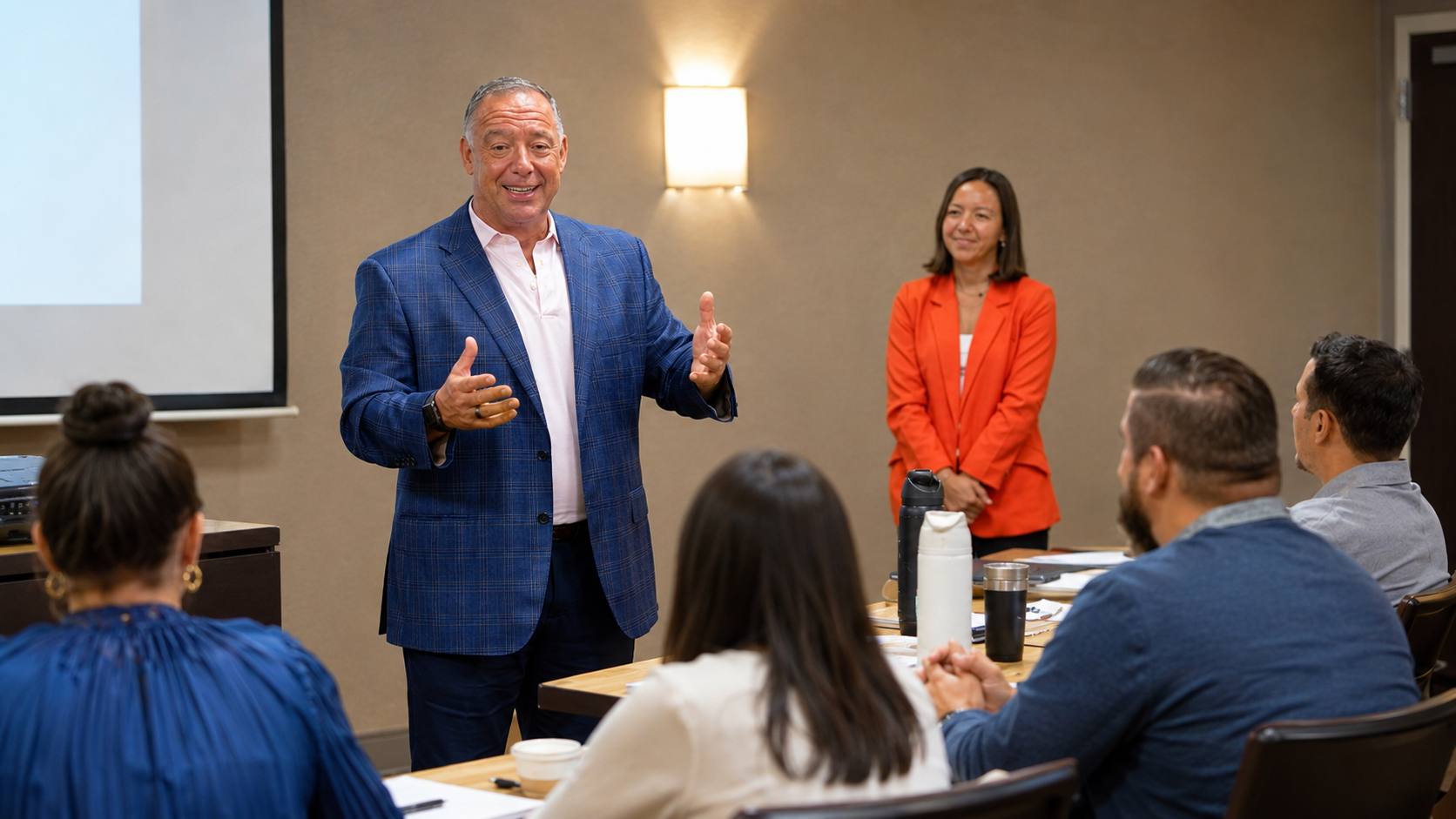 Brian Raleigh teaching financial professionals during a Raleigh Tax Academy session.