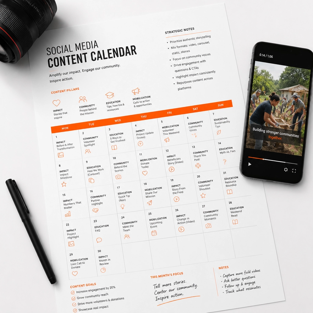Planning a consistent social media strategy