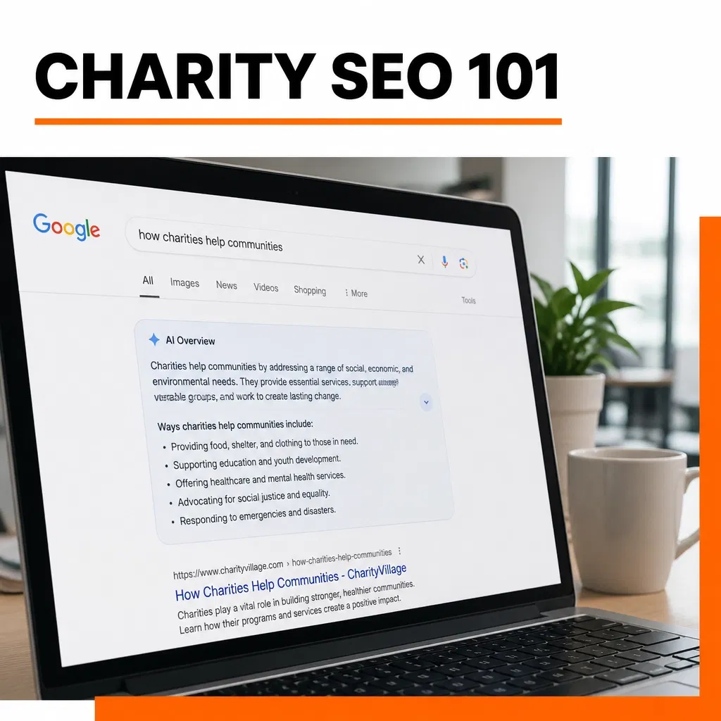 Google search visibility and Google Ad Grant opportunities for charities