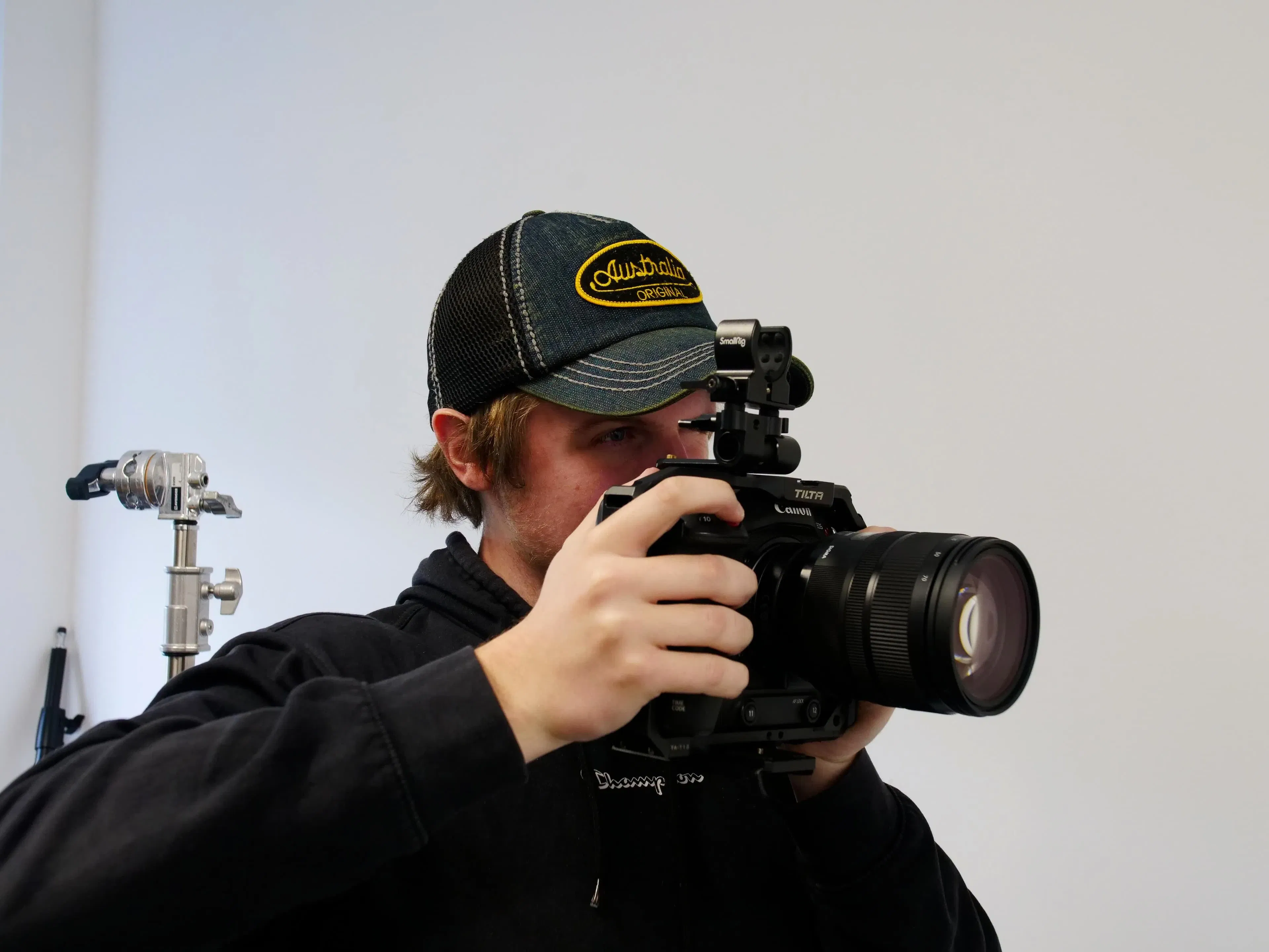 Vault 5 Digital videographer filming authentic charity campaign content