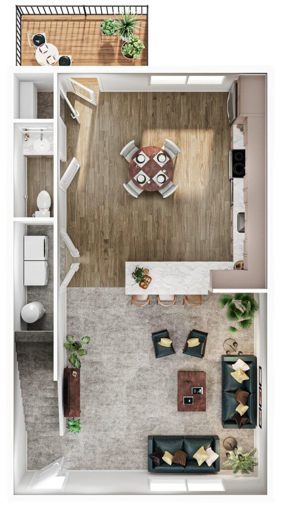 C1 Floor plan