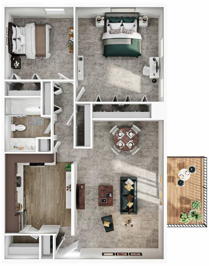 2x1 floor plan image