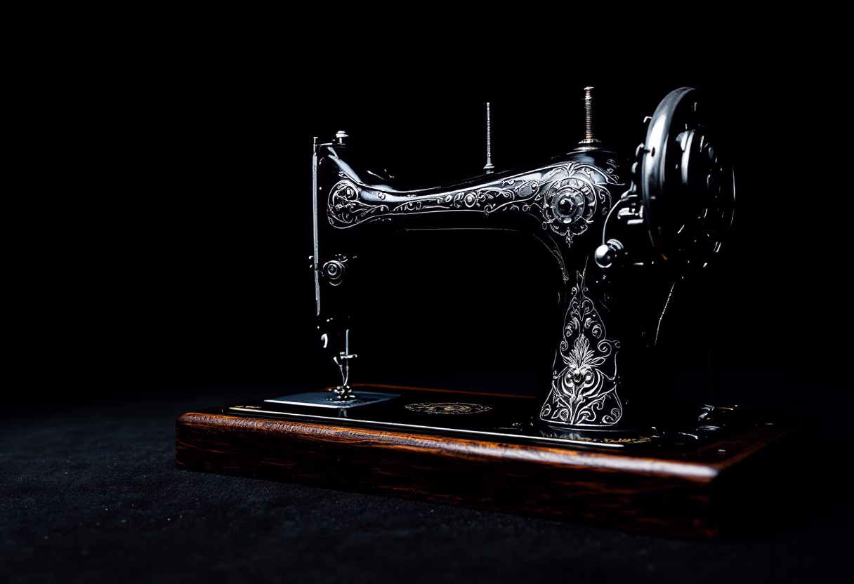 image of vintage sewing machine