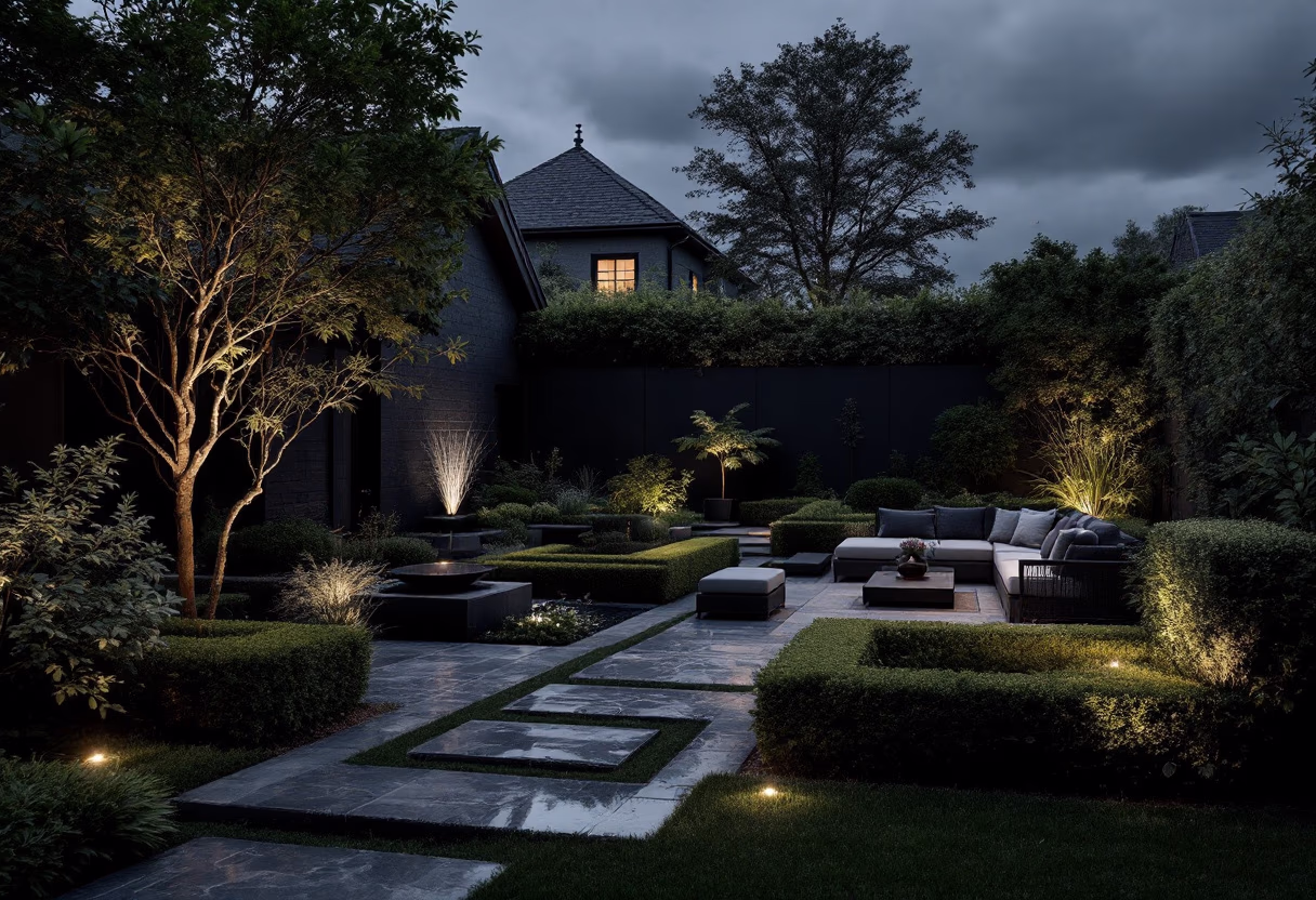image of a completed backyard project