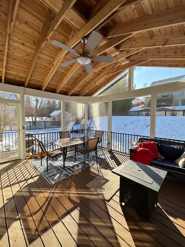 image of a completed backyard project